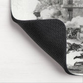 パリのSt. Roch教会の前の銃撃戦 マウスパッド (コーナー)