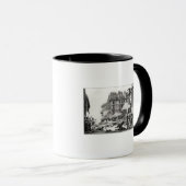 パリのSt. Roch教会の前の銃撃戦 マグカップ (正面右)