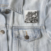 パリのSt. Roch教会の前の銃撃戦 缶バッジ (インサイチュ)