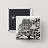 パリのSt. Roch教会の前の銃撃戦 缶バッジ (正面&裏面)