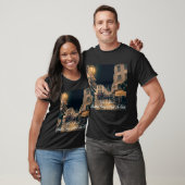 パリのTシャツの雨の夜 Tシャツ (ユニセックス)