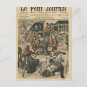 パリのVille著与えられるお祝い インビテーションポストカード (正面)