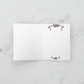 パリのViolette Rosee Parfume カード (内部)