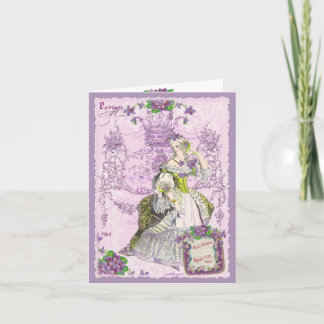パリのViolette Rosee Parfume カード