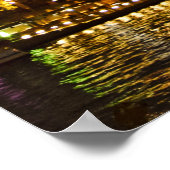 パリはいつも夜の散歩に良いアイディア ポスター (角)