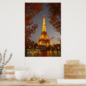 パリはいつも夜の散歩に良いアイディア ポスター (キッチン)