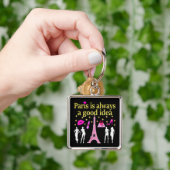 パリはいつも良いアイディア キーホルダー (手)