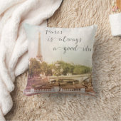 パリはいつも良いアイディア クッション (ブランケット)