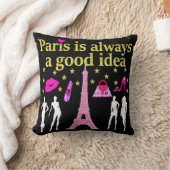 パリはいつも良いアイディア クッション (ブランケット)