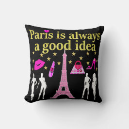 パリはいつも良いアイディア クッション