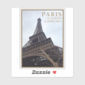 パリはいつも良いアイディア シール (シート)