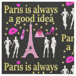 パリはいつも良いアイディア ファブリック