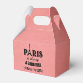 パリはいつも良いアイディア フェイバーボックス (正面サイド)