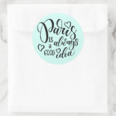 パリはいつも良いアイディア ラウンドシール (バッグ)