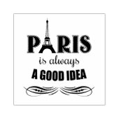 パリはいつも良いアイディア ラバースタンプ (インプリント)