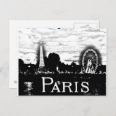 パリはがき ポストカード (正面/裏面)