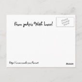 パリはがき ポストカード (裏面)