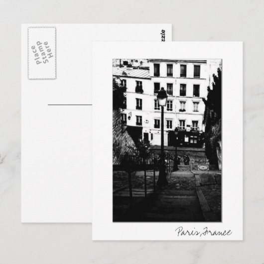 パリはがき ポストカード (正面/裏面)