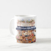 パリはやっぱり最高 フラワー コーヒーマグカップ (正面左)