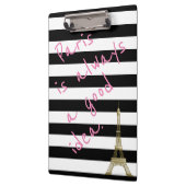 パリはよいアイディアのストライプのなクリップボード常にです クリップボード (左)