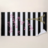 パリはよいアイディアのビーチタオル常にです ビーチタオル (正面)