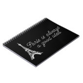 パリはよいアイディア常にです ノートブック (左側)