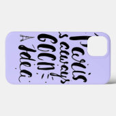 パリはよいアイディア常にです Case-Mate iPhoneケース (裏面 (横))