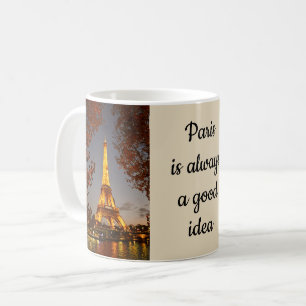 パリは常に良いアイディア – コーヒーマグ コーヒーマグカップ