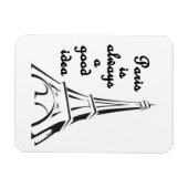 パリは常に良いアイディア – マグネット (横)