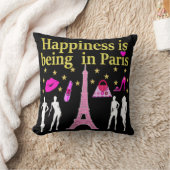 パリは幸せだ クッション (ブランケット)