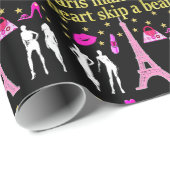 パリは私のハートをビート ラッピングペーパー (ロールコーナー)