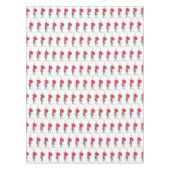 パリは赤い傘の記念日を愛結婚している テーブルクロス (正面)