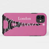 パリはiPhone 5やっとそこにどこでも光っています Case-Mate iPhoneケース (裏面(横))