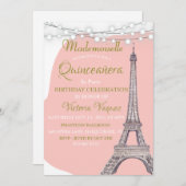 パリへのご招待 招待状 (正面/裏面)