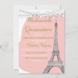 パリへのご招待 招待状