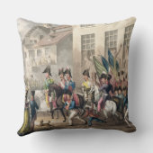 パリへの同盟国の入口、1814年3月31日 クッション (裏面)