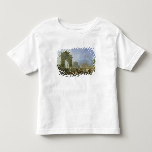 パリへの帝国監視の記入項目 トドラーTシャツ (正面)