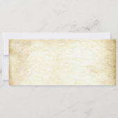 パリへの搭乗券 結婚チケット 招待状 (裏面)