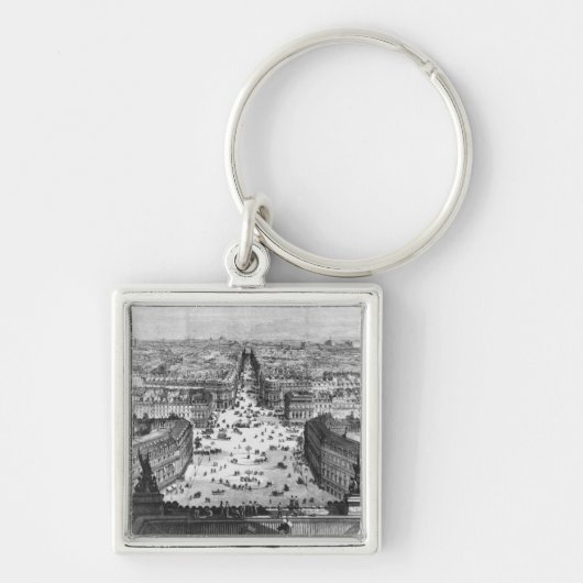 パリへの改善 キーホルダー (正面)