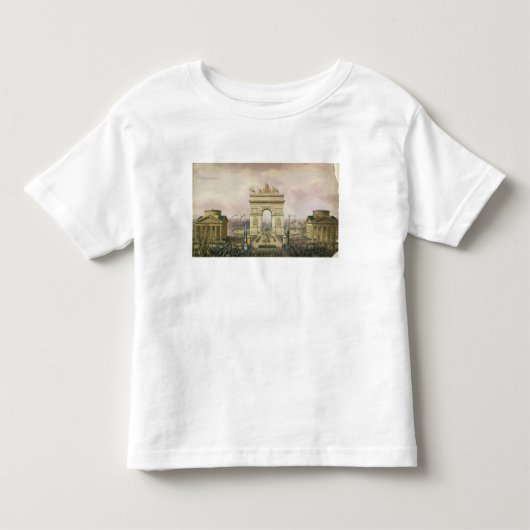 パリへの皇帝の灰のリターン トドラーTシャツ (正面)