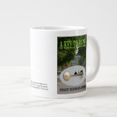 「パリへの鍵」 ジャンボコーヒーマグカップ (正面右)