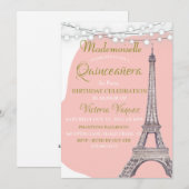 パリへようこそ 招待状 (正面/裏面)