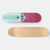 パリへ飛ぶ スケートボード (横)