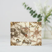 パリまたはバスト ポストカード (スタンド正面)