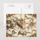 パリまたはバスト ポストカード (正面/裏面)