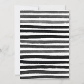 パリをテーマにしたベビーシャワー招待状- Bonjour Be 招待状 (裏面)