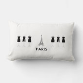 パリをテーマにした寝具フランスの装飾用クッション ランバークッション (正面)