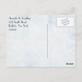 パリをテーマにした有難う ポストカード (裏面)