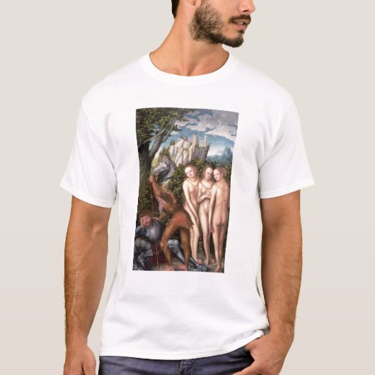 パリを目覚めさせる神の水星 Tシャツ (正面)