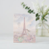 パリを自転車で巡る ポストカード (スタンド正面)